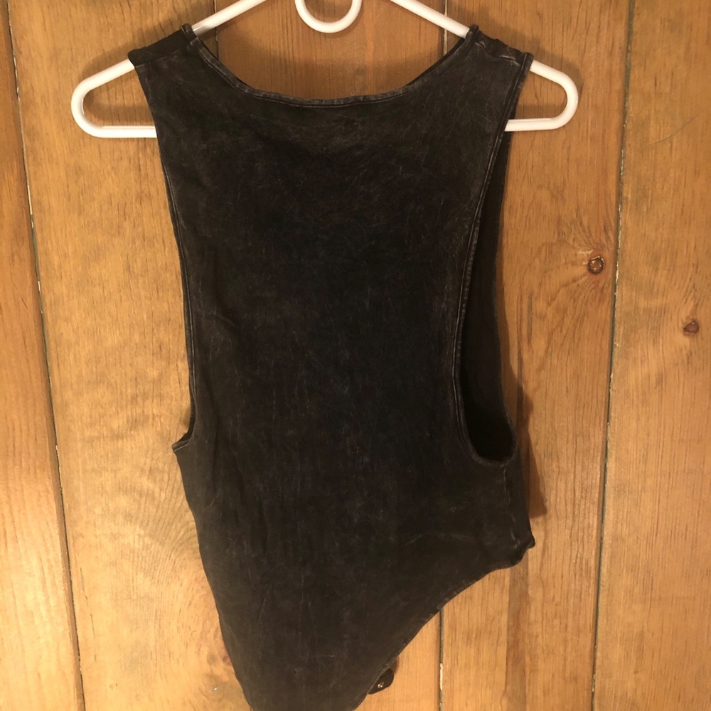Charlotte Russe Gray Bodysuit